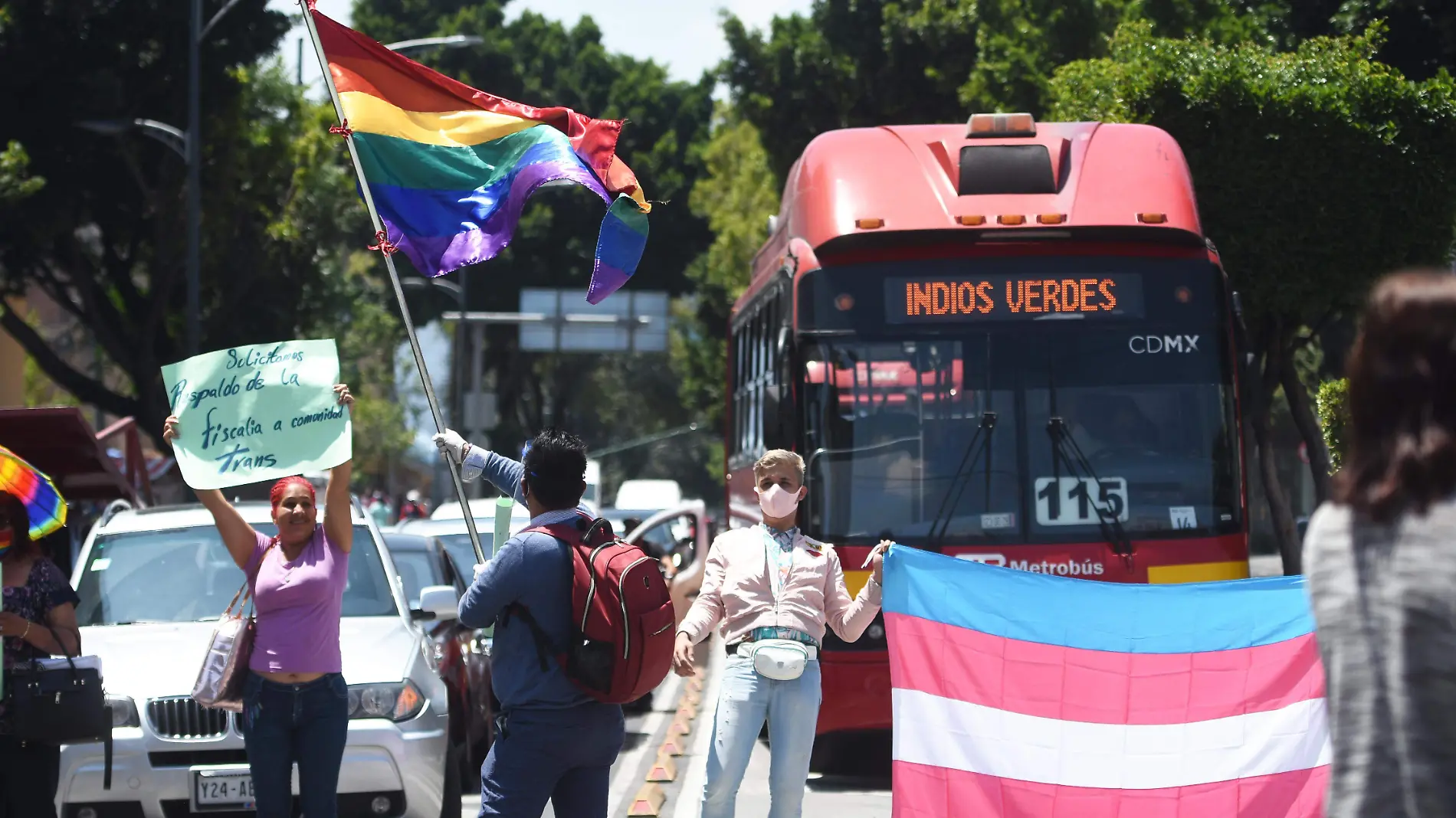 PROTESTA Y MITIN TRANS LGBTTIQ GAY ... DANIEL GALEANA  (116)